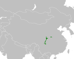 mapa distribución osos panda